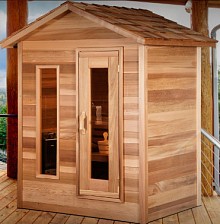 Outdoor pre-fab cabin sauna Outdoor pre-fab cabin sauna