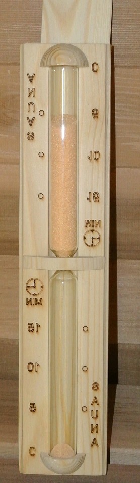 15 Minute Sand Timer - Pine Aspen