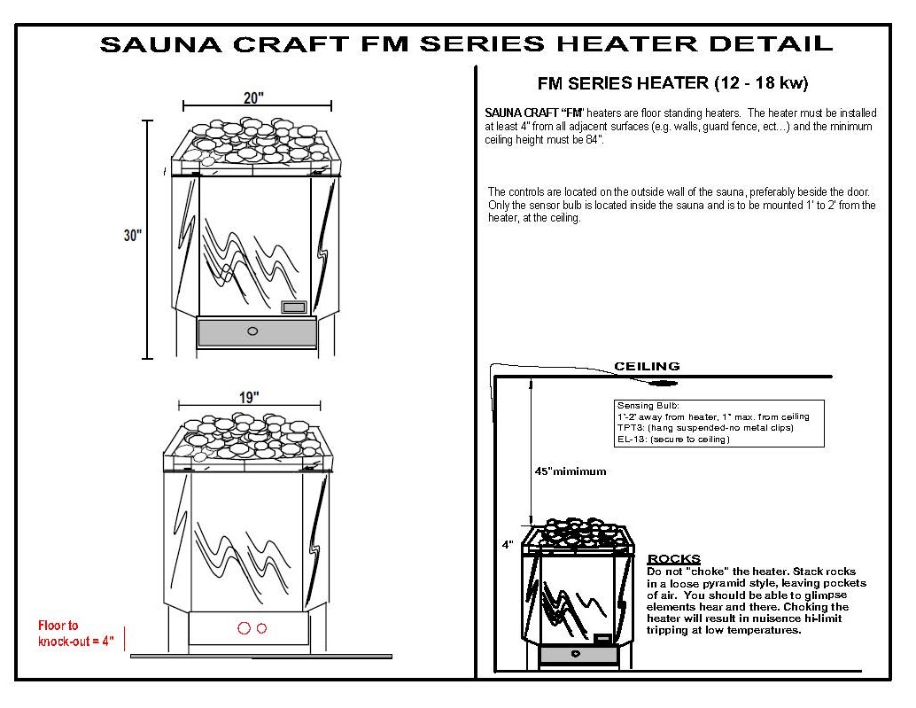 sauna craft sw series sauna heater details sauna craft sw series sauna heater details