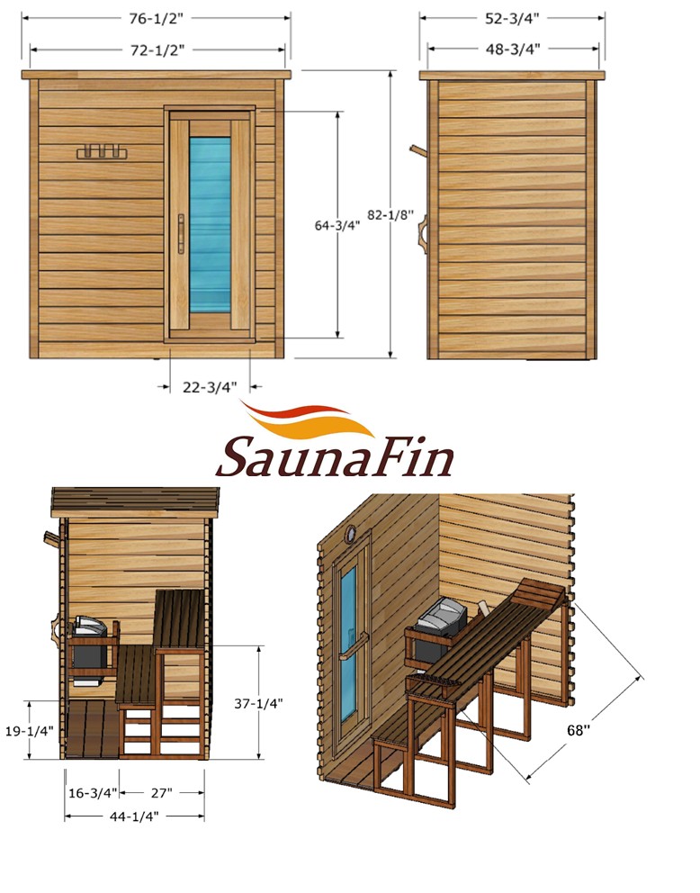cabin sauna layout 4x6 cabin sauna layout 4x6