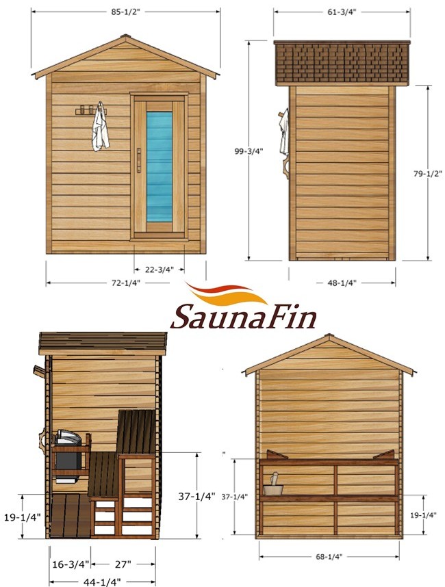 outdoor cabin sauna layout 4x6 outdoor cabin sauna layout 4x6