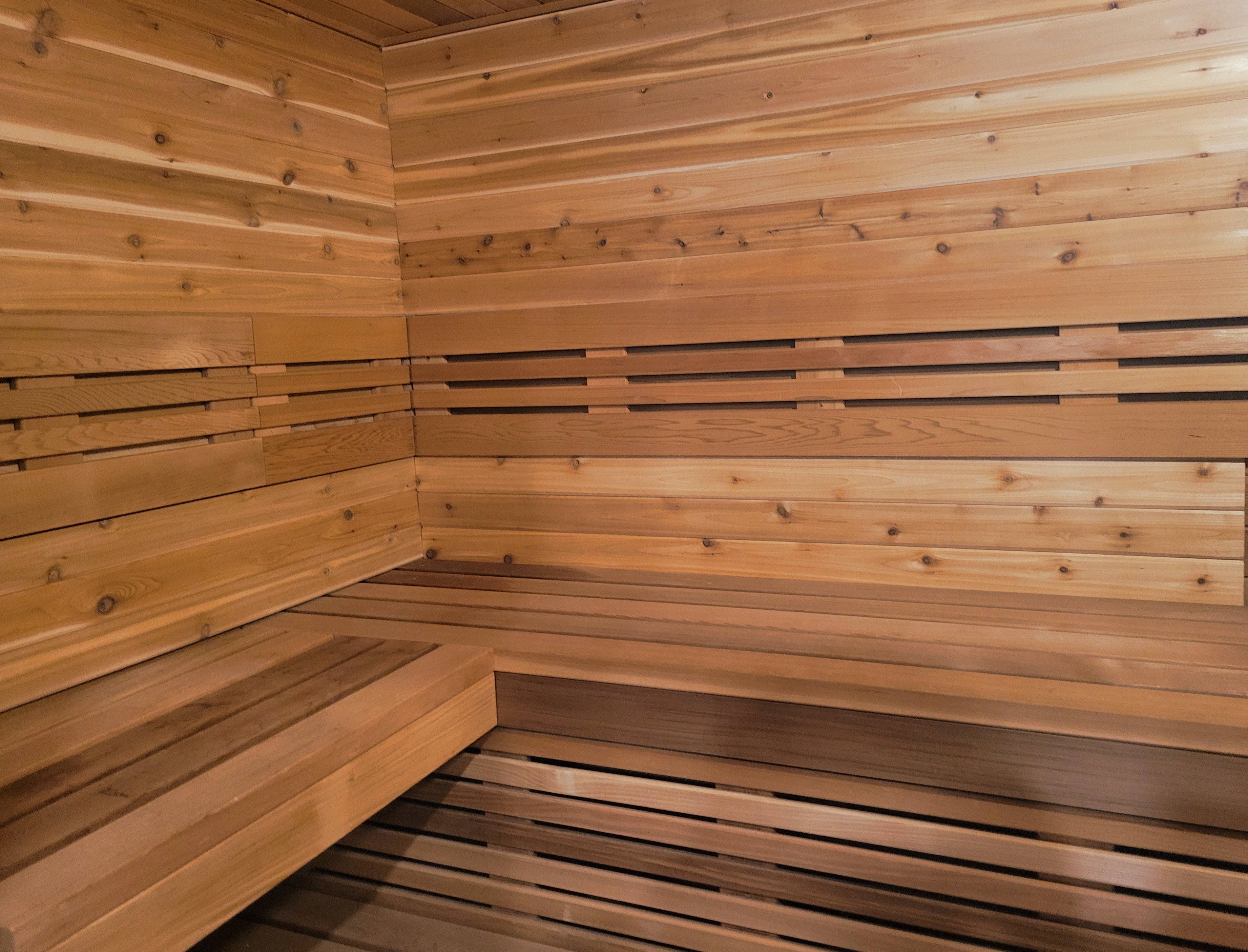 clear cedar sauna wood