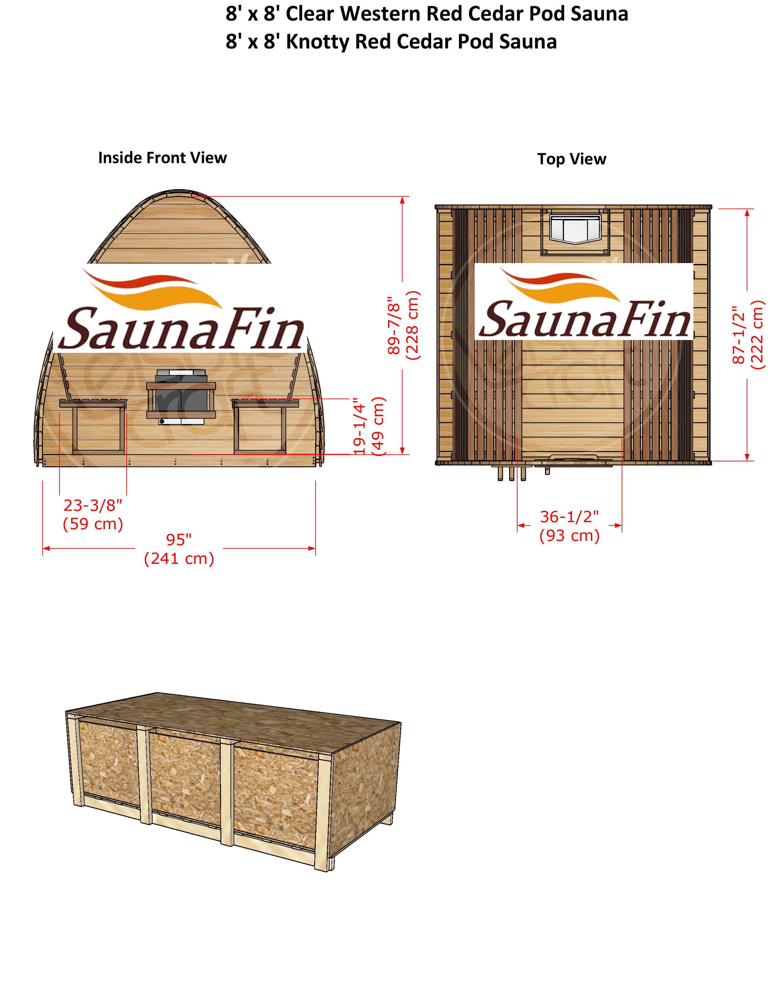 cedar pod sauna layout details cedar pod sauna layout details