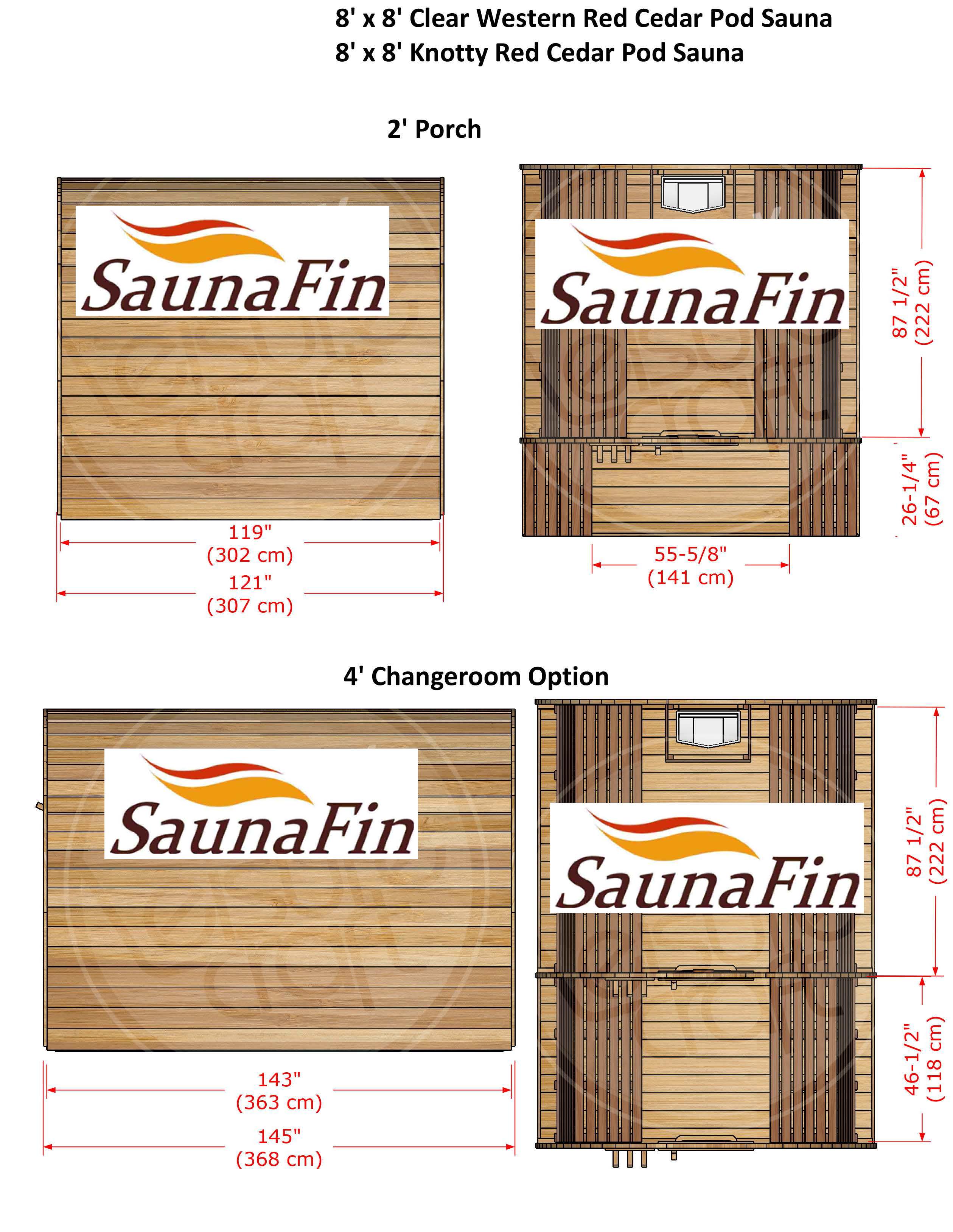 cedar pod sauna with porch cedar pod sauna with porch